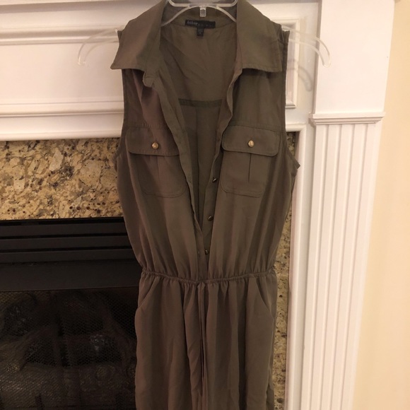 Forest Green Jumpsuit - Picture 1 of 3